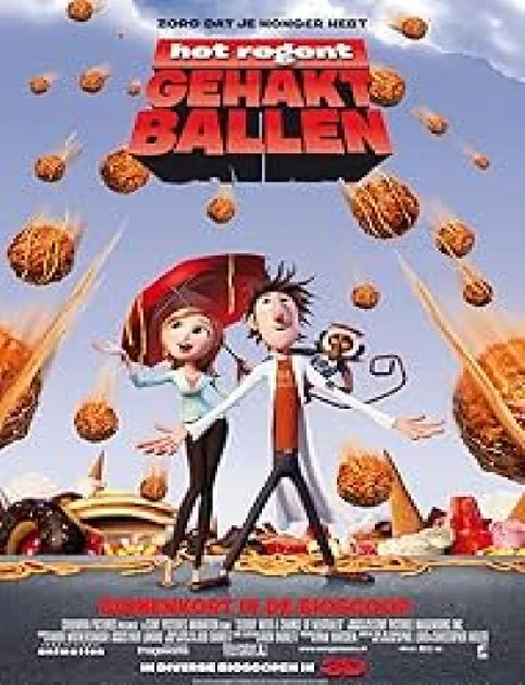 Cloudy with a Chance of Meatballs (2009) Hollywood Hindi Dubbed